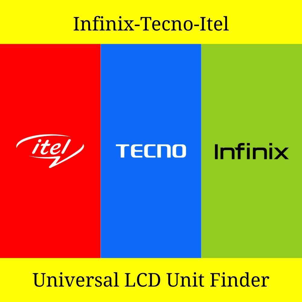 Infinix Tecno Itel Universal Unit-Combo List
